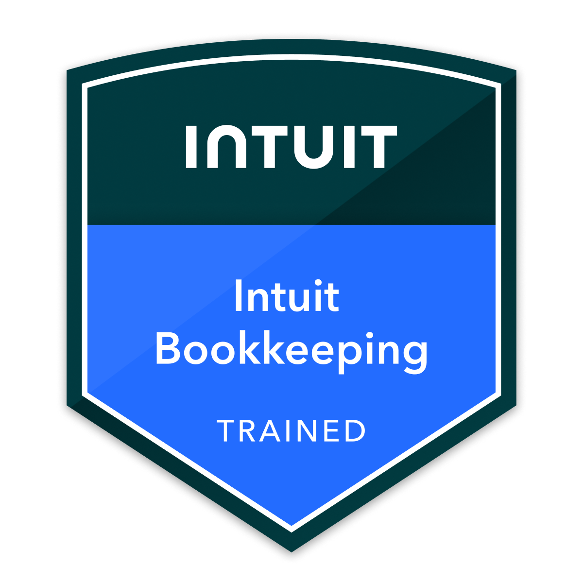 Intuit Bookkeeping trained badge